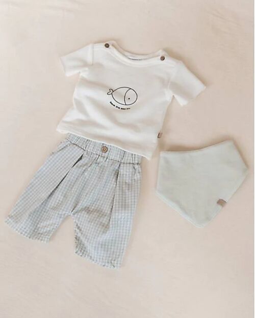 Bamboom Pantaloncino - Square - Bambino - Bambù - Cotone Pantaloni Corti