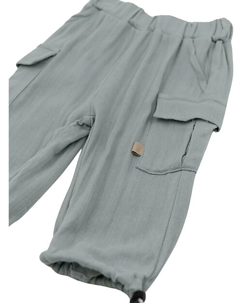 Bamboom Pantalone - Acqua Grey - Bambù - Cotone Pantaloni Lunghi