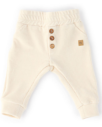 Bamboom Pantalone Lungo Kino - Bianco Latte - Bambù Pantaloni Lunghi