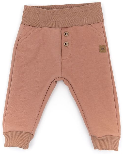 Bamboom Pantalone - Rosa Antico Scuro - Cotone e Bambù Certificato Oeko-Tex Pantaloni Lunghi