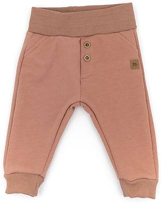 Bamboom Pantalone Tuta - Rosa Antico Scuro - Cotone e Bambù Certificato Oeko-Tex Pantaloni Lunghi