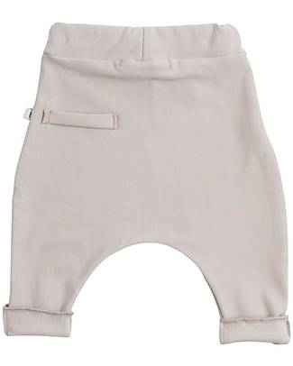 Bamboom Pantaloni Lunghi Bèbè Pure - Sabbia - Bambù Bio Elasticizzato Pantaloni Lunghi