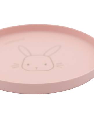 Bamboom Piatto - Rosa - Coniglio - 100% Materiale Organico Piatti e Scodelle