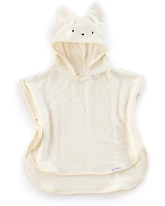 Bamboom Poncho da Bagno Bambino - Crema - Spugna di Bambù Certificato Oeko-Tex Accappatoi e Asciugamani