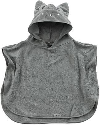 Bamboom Poncho da Bagno - Grigio Piombo - Spugna di Bambù Certificato Oeko-Tex Accappatoi e Asciugamani