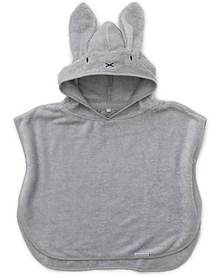 Bamboom Poncho da Bagno - Grigio - Spugna di Bambù Certificato Oeko-Tex Accappatoi e Asciugamani