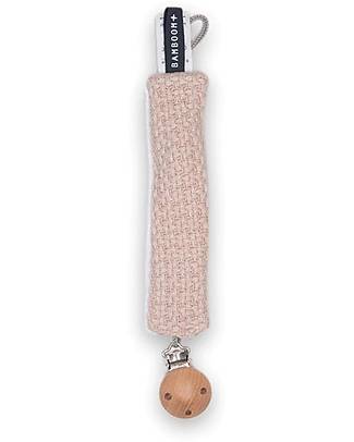 Bamboom Portaciuccio SoftStone - Rosa Cipria - Cotone e Bambù Bio Ciucci