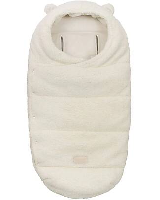 Bamboom Sacco Igloo Teddy New Born - Warm White Sacchi Passeggino