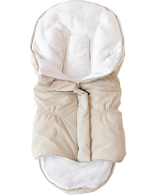 Bamboom Sacco Invernale Igloo Mini Per Ovetto e Navicella - Grigio Ostrica - TOG 4.5 - Interno in Bambù Naturale Sacchi Passeggino