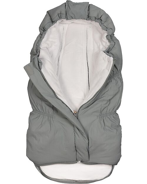 Bamboom Sacco Invernale Igloo Mini per Ovetto e Navicella - Moss Grey - Igloo Mini - TOG 4.5 Sacchi Passeggino