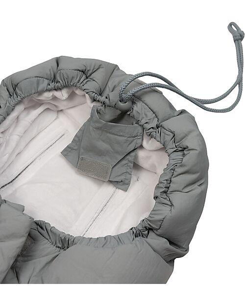 Bamboom Sacco Invernale Igloo Mini per Ovetto e Navicella - Moss Grey - Igloo Mini - TOG 4.5 Sacchi Passeggino