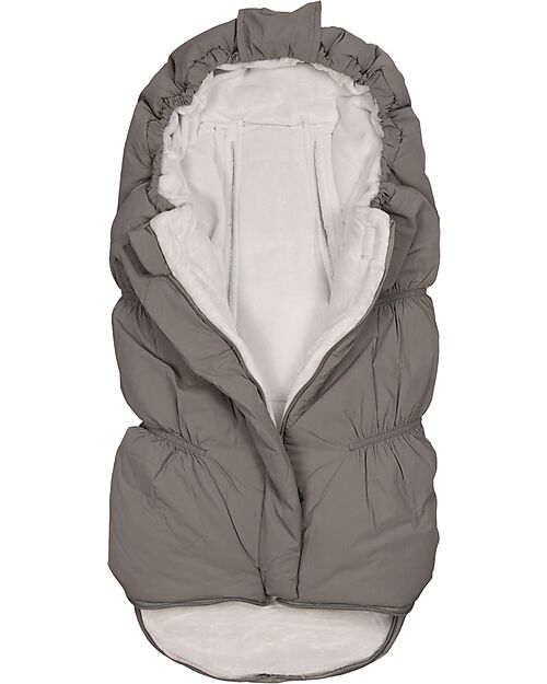 Bamboom Sacco Invernale Igloo Mini per Ovetto e Navicella - Wet Grey - Igloo Mini - TOG 4.5 Sacchi Passeggino