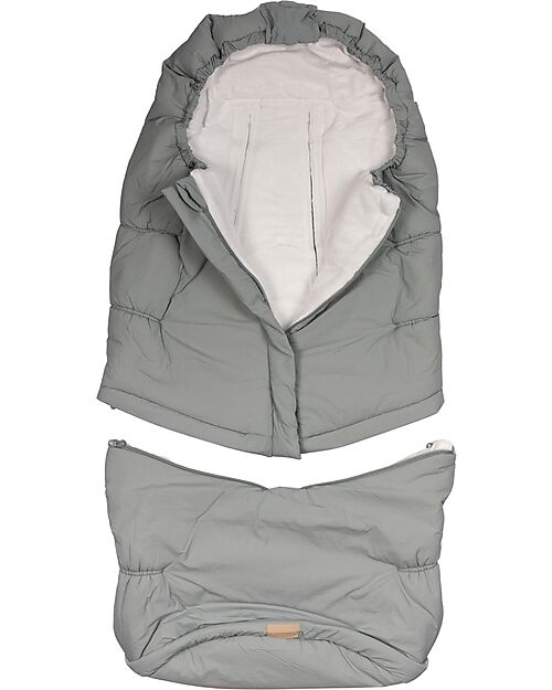 Bamboom Sacco Invernale per Passeggino Igloo Combi - Moss Grey - Igloo Combi - TOG 4.5 Sacchi Passeggino