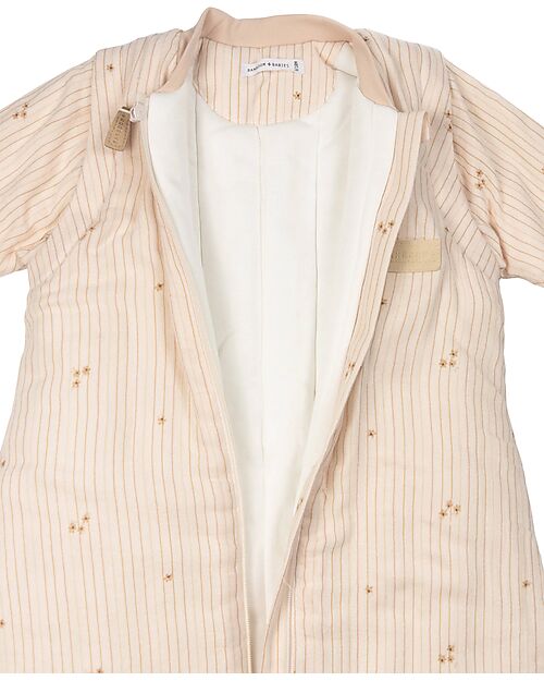 Bamboom Sacco Nanna 6-18 Mesi con Maniche e Piedini Invernale - Fiori e Righe - TOG 2.2 Sacchi Nanna