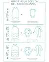 Bamboom Sacco Nanna Neonato Mini - 0/6 mesi - 75cm - Sophie - TOG 2.2 Sacchi Nanna
