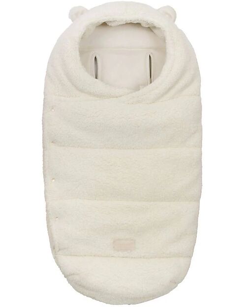Bamboom Sacco Ovetto Igloo Teddy New Born - Warm White Sacchi Passeggino