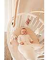 Bamboom Set Lenzuolo con Angoli + Coprimaterasso per Culla - 2 Pezzi - 80 x 40 cm - Animal Friends - Sabbia - 100% Bambù Bio Biancheria Culla