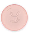Bamboom Set Pappa - Piatto + Scodella + Bicchiere + Posate - Rosa - Coniglio - 100% Biodegradabile Set Pappa