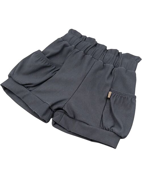 Bamboom Short Bimba - Blu - Bambù - Poliestere Pantaloni Corti