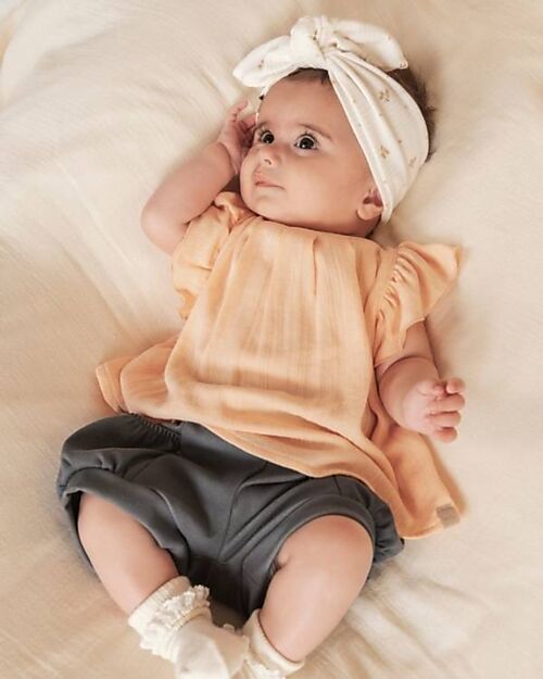 Bamboom Short Bimba - Blu - Bambù - Poliestere Pantaloni Corti