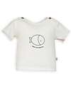 Bamboom T-shirt a maniche corte con stampa- Offwhite - Bambù - Cotone T-shirt