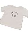Bamboom T-shirt a maniche corte con stampa- Offwhite - Bambù - Cotone T-shirt