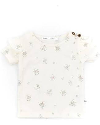 Bamboom T-shirt - Bouquet - Maniche con Volant - Traspirante Morbida e Delicata T-shirt
