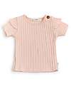 Bamboom T-shirt con Volant - Rosa Chiaro - Fibra di Bambù Traspirante Morbida e delicata! T-shirt