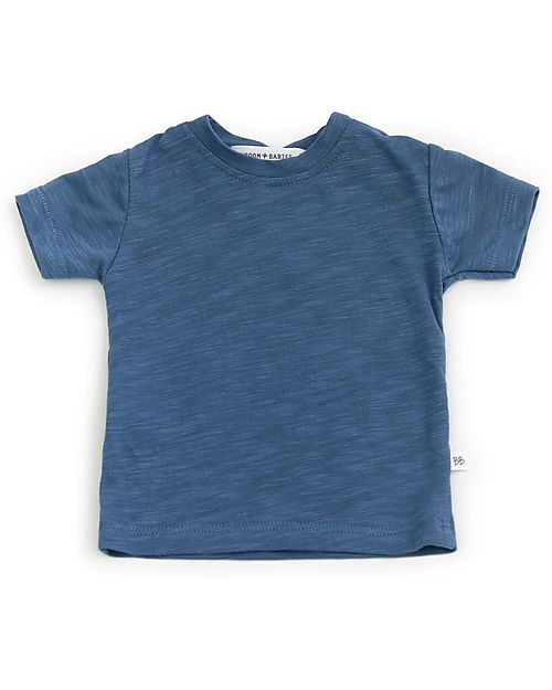 Bamboom T-shirt Girocollo - Blu - Fibra di Bambù Traspirante Morbida e delicata! T-shirt