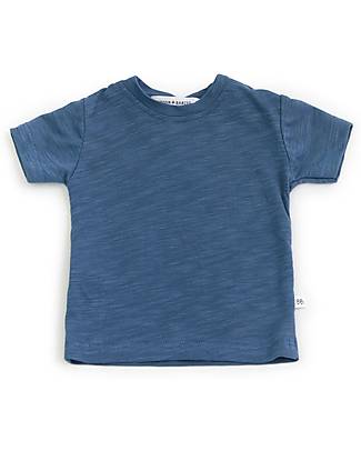 Bamboom T-shirt Girocollo - Blu - Fibra di Bambù Traspirante Morbida e delicata! T-shirt