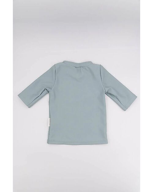 Bamboom T-Shirt Maniche 3/4 Mare - Logo Safe the Whale - UV50+ T-shirt Anti UV