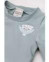 Bamboom T-Shirt Maniche 3/4 Mare - Logo Safe the Whale - UV50+ T-shirt Anti UV