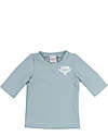 Bamboom T-Shirt Maniche 3/4 Mare - Logo Safe the Whale - UV50+ T-shirt Anti UV