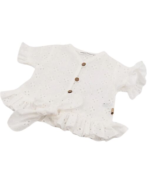 Bamboom Top - Blusa - Offwhite - Bambù - Cotone Bluse
