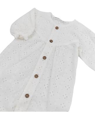 Bamboom Tuta bimba - Offwhite - Bambù - Cotone Tutine Lunghe