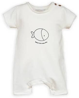 Bamboom Tuta con stampa Offwhite - Bambù - Cotone Tutine Corte