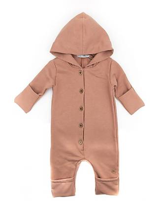 Bamboom Tuta da Interno Esterno - Rosa Antico Scuro - Cotone e Bambù Certificato Oeko-Tex Tutine Lunghe