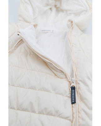 Bamboom Tuta da Neve con Cappuccio - Ivory- TOG 4,5 - Interno in Bambù Organico Tute Invernali