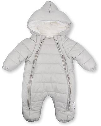 Bamboom Tuta da Neve con Cappuccio - Pearl Grey - TOG 4.5 - Bambù Naturale Tute Invernali
