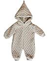 Bamboom Tuta Outdoor con Cappuccio - Beige Trapuntato - con Bambú e Tessuti Naturali Tute Invernali