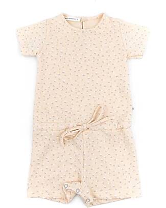 Bamboom Tutina Intera - Spring - Crema - Bambù e Cotone Organico Tutine Corte