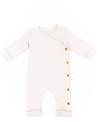 Bamboom Tutina Kimono Pure - Off White - Bambù e Cotone Bio Tutine Lunghe