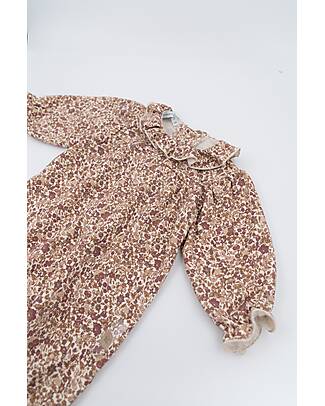 Bamboom Tutina Maniche Lunghe con Collo Volant - Emily - Bambù e Cotone Organico Tutine Corte