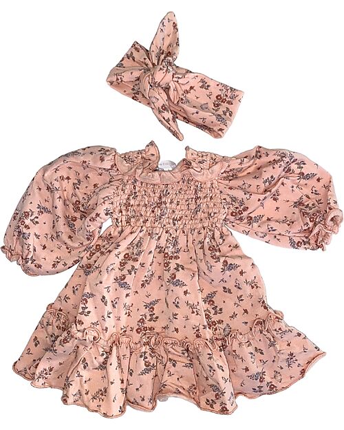 Bamboom Vestito Frou Frou - Sophie Rosa - Bambù e Cotone Organico Vestiti_