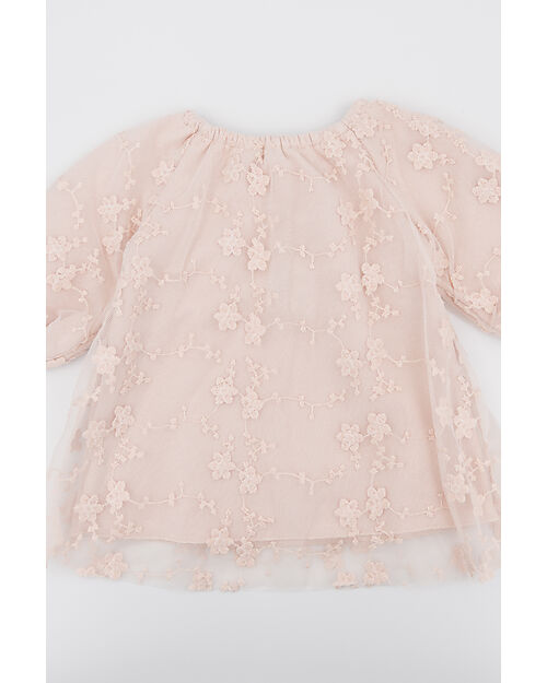 Bamboom Vestito Maniche Lunghe - Rosa Chiaro - Bambù e Cotone Organico Vestiti_