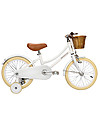 Banwood Bicicletta Classic Con Pedali Bianco - Da 4 a 7 Anni - Rotelle Rimovibili Biciclette