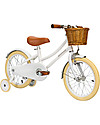 Banwood Bicicletta Classic Con Pedali Bianco - Da 4 a 7 Anni - Rotelle Rimovibili Biciclette