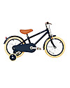 Banwood Bicicletta Classic Con Pedali Blu Navy - Da 4 a 7 Anni - Rotelle Rimovibili Biciclette