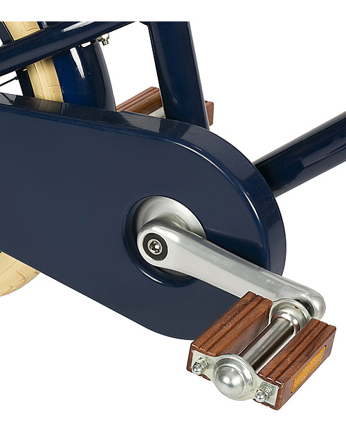 Banwood Bicicletta Classic Con Pedali Blu Navy - Da 4 a 7 Anni - Rotelle Rimovibili Biciclette