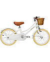 Banwood Bicicletta Classic Con Pedali + Casco, Bianco - Da 4 a 7 Anni Biciclette